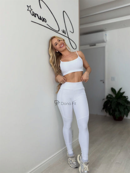 Conjunto Pure Branco Dona Fit