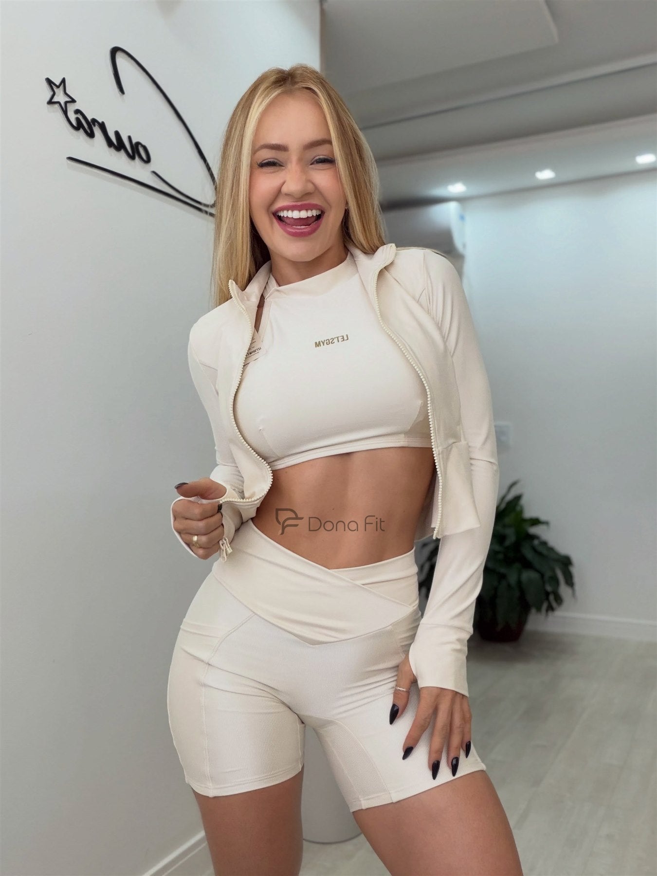 Trio Ballet Off White Dona Fit